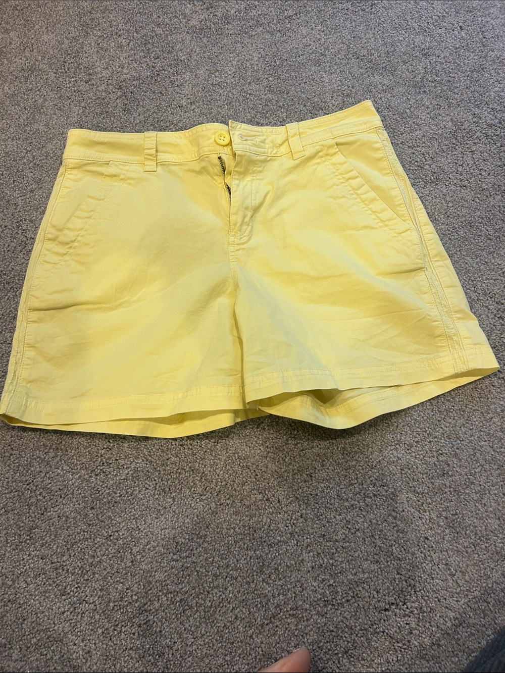 Eddie Bauer Yellow Cotton Shorts